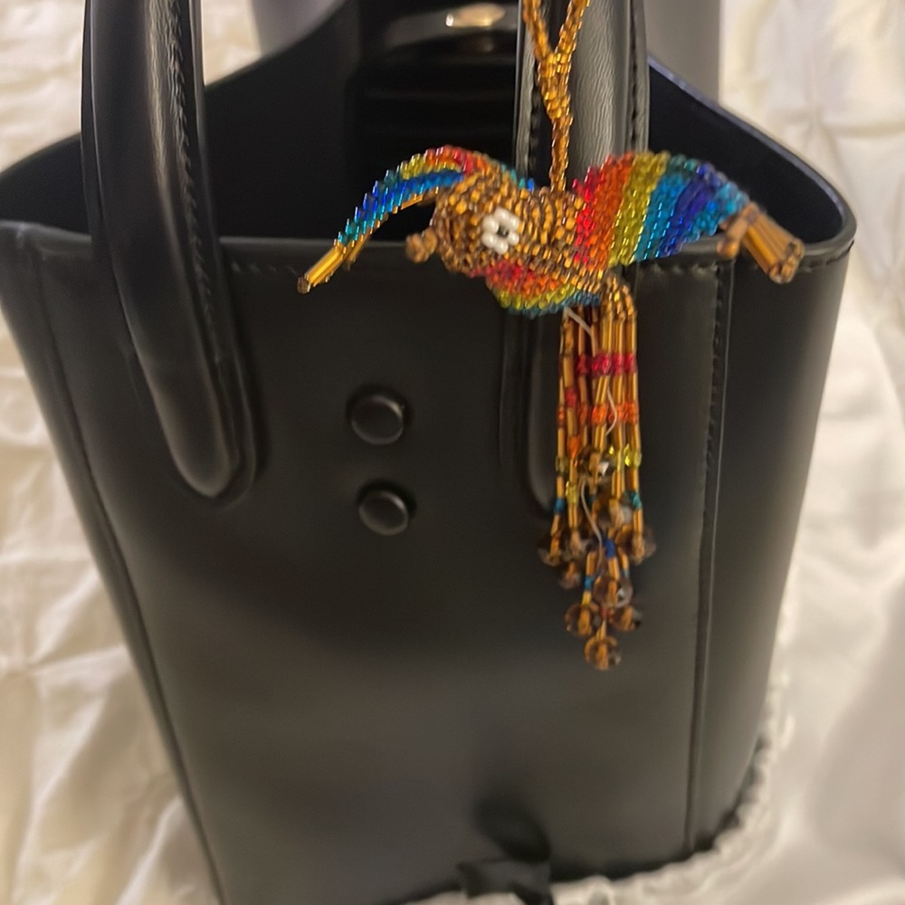 Multi Color Hummingbird Purse/Key Chain - Picture 2 of 4